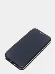 Темно-синий чехол книжка Huawei Y6 2018 / Honor 7C / 7A Pro / Y6 Prime (Хуавей Хонор 7С / 7А Про)