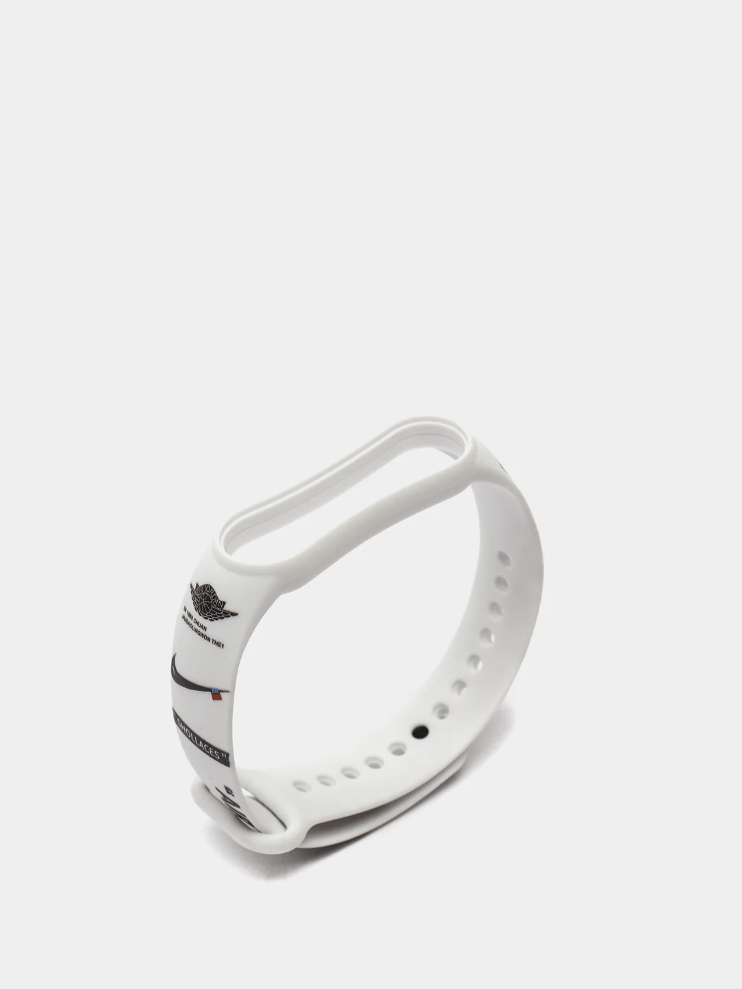 Серебряный ремешки с рисунком для Xiaomi Mi Band 3 и 4