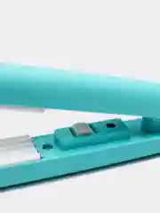 Мятный утюжок для волос, мини плойка гофре дорожная