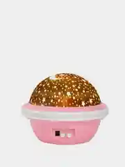 Розовый ночник Night Light диаметр 13см, 2 режима