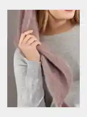 Шоколадный косынка из ангоры