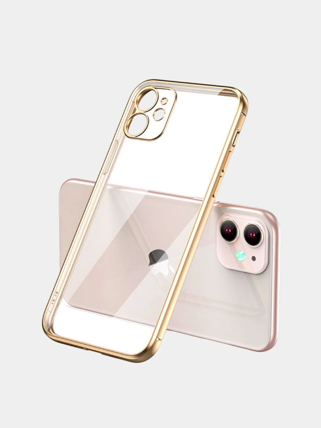 Карамельный чехол прозрачный силиконовый для iPhone XR, 11, 11 Pro, 12 mini, 12, 12 Pro