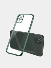 Чехол прозрачный силиконовый для iPhone XR, 11, 11 Pro, 12 mini, 12, 12 Pro