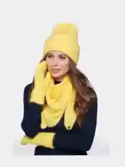 Желтый косынка из ангоры