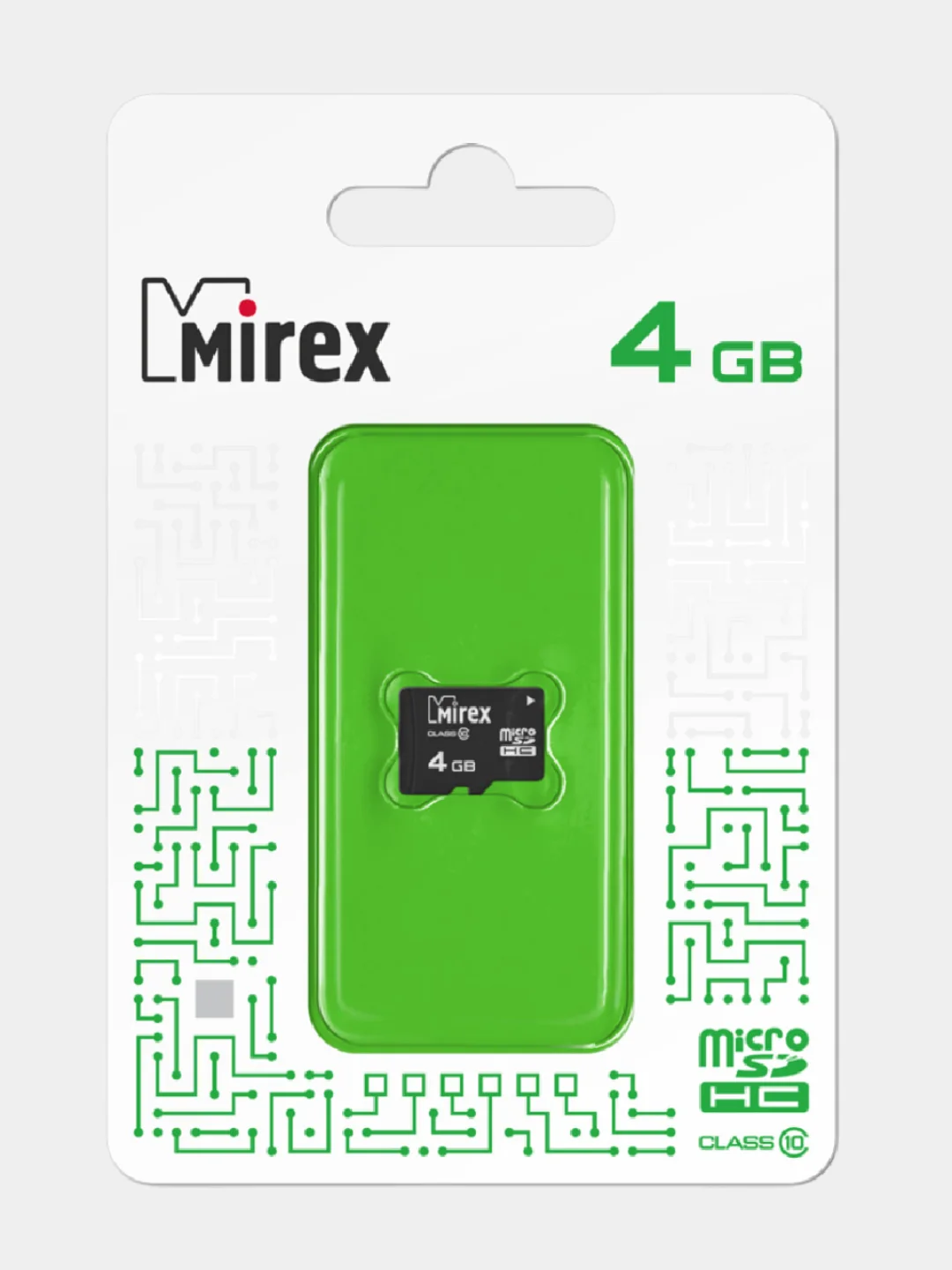 Карта памяти microSDHC Mirex Class10, 4 - 32 Gb