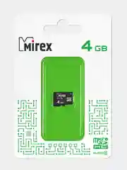 Карта памяти microSDHC Mirex Class10, 4 - 32 Gb