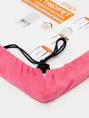 Розовый подушка для сиденья Матех "Velours Cuadro", 33 х 33 х 2 см