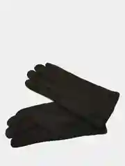 Перчатки черные на меху женские