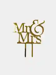 Топпер свадебный "Mr&Mrs"
