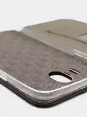 Черный чехол книжка Samsung Galaxy J4 2018, Самсунг Галакси Джи4 2018