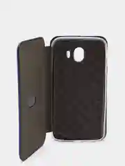 Синий чехол книжка Samsung Galaxy J4 2018, Самсунг Галакси Джи4 2018