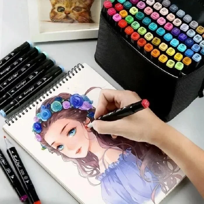 Маркеры для скетчинга, 24 цвета
