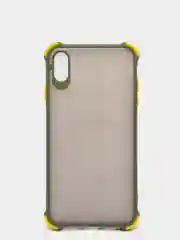 Оливковый чехол для iPhone (Айфон) с защитой камеры, ударопрочный бампер по углам, матовое покрытие