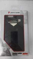 Чехол для iPhone 7+ Pierre Cardin кожа  (Черный)