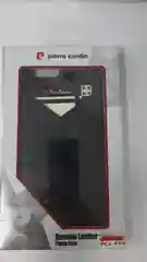 Чехол для iPhone 7+ Pierre Cardin кожа  (Черный)