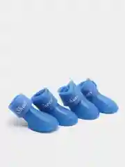 Сапожки для собак, синие, 4 штуки
