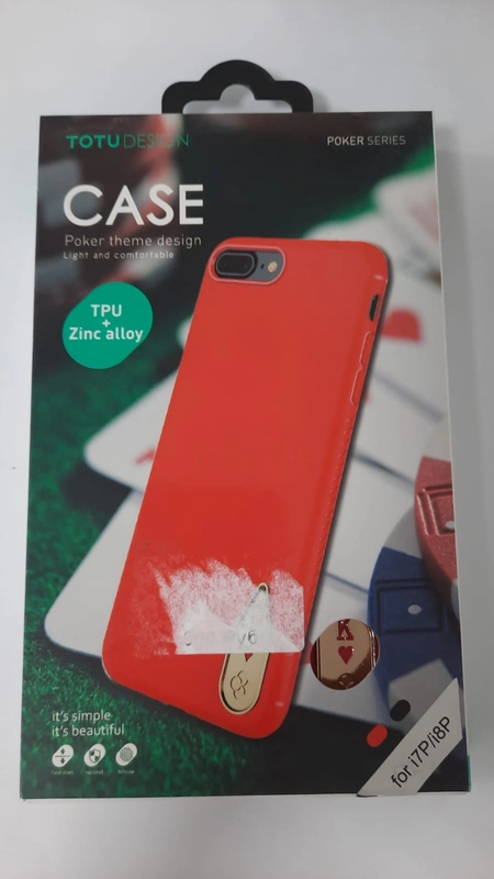 Чехол для iPhone 7+ Totu Poker Case (Красный)