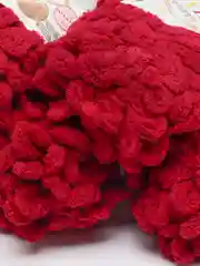 Багровый пряжа Alize Puffy, петельки, 5 штук, разные цвета