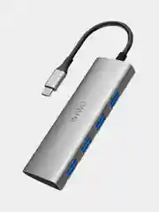USB-концентратор Хаб Wiwu для MacBook Alpha 440 Type-C - 4xUSB 3.0 4 в 1
