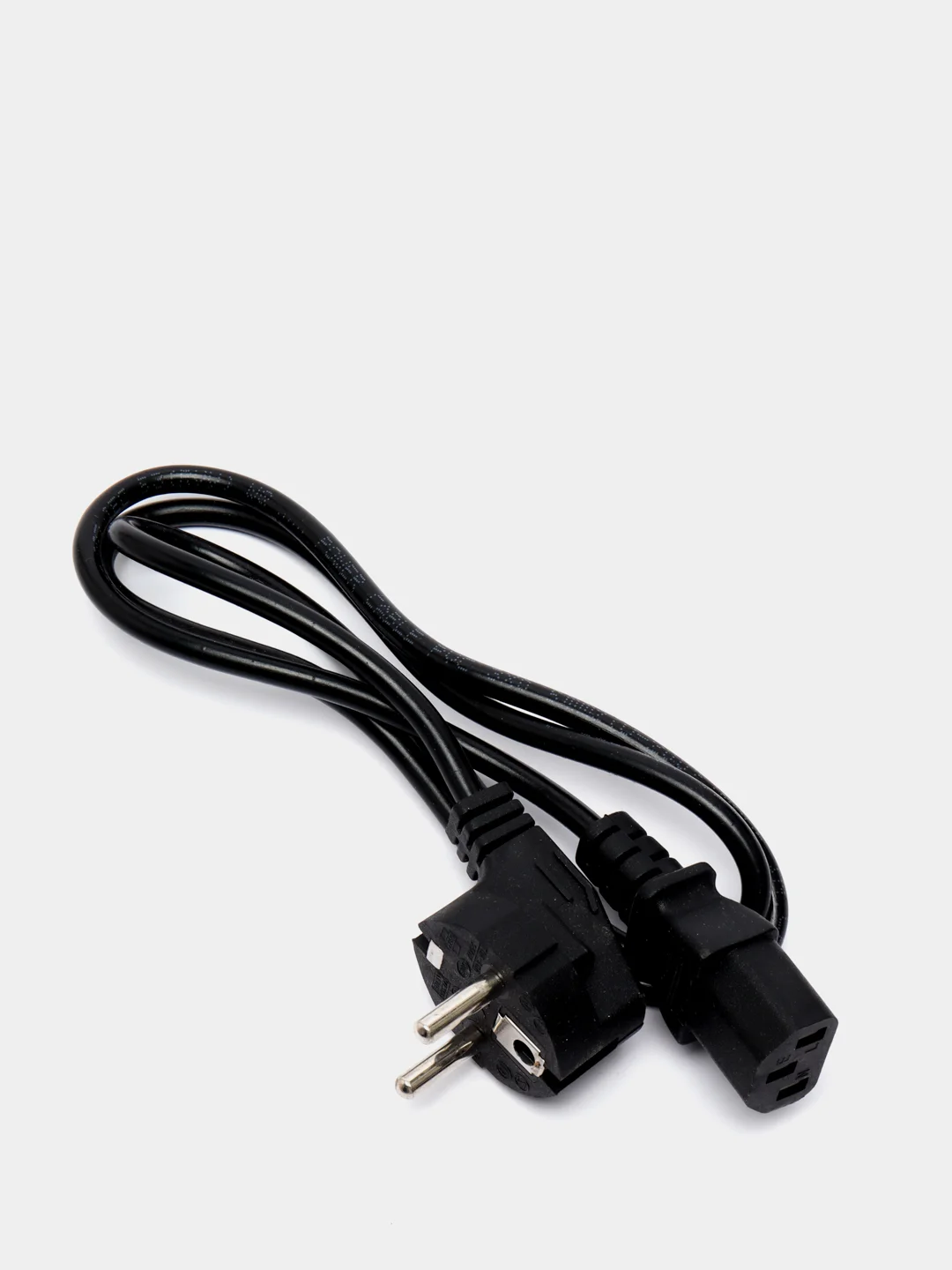 Кабель питания силовой угловая Евровилка CEE 7/7 - IEC 320 C13, 1,5 м