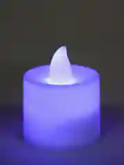 Светодиодная LED свеча, на батарейках, разные цвета