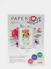 Набор для творчества в технике папертоль. Девочка с розами. Paperlove