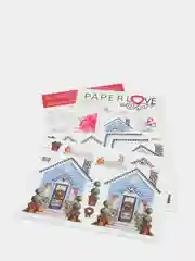 Набор для творчества в технике папертоль. Домик с котенком. Paperlove