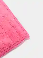 Розовый тряпка для пола из микрофибры в клетку Vetta, 50х70 см