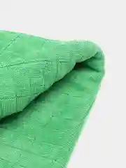 Зеленый тряпка для пола из микрофибры в клетку Vetta, 50х70 см