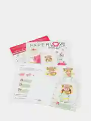 Набор для творчества в технике папертоль. Открытка. Девочка с розами. Paperlove