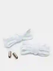 Белый шнурки  без завязок