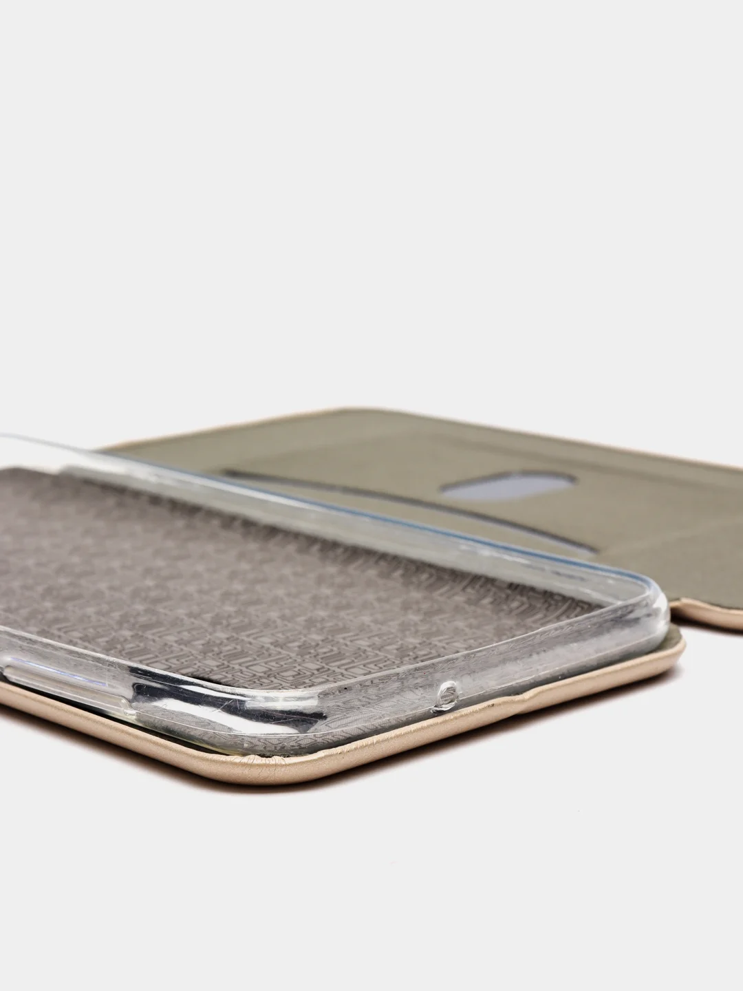 Золотой чехол-книжка Samsung Galaxy M10 / A10, Самсунг Галакси М10 / А10