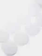Белый круглые липучки на клеевой основе (самоклеящиеся)
