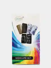 Голубой маникюрный набор, 11 предметов, JANO