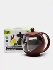 Карамельный чайник заварочный, стеклянный, 500 мл