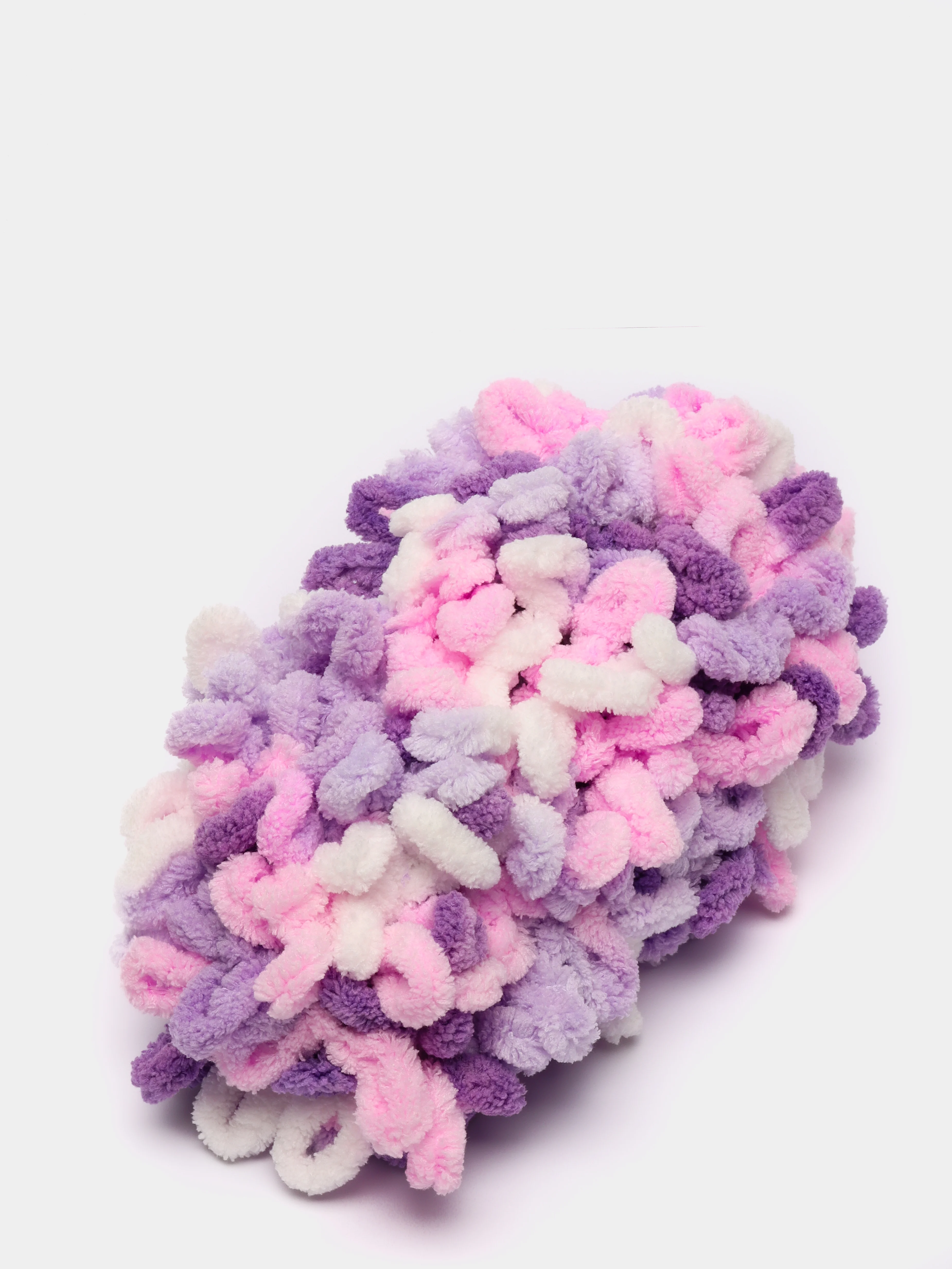 Пурпурный пряжа Alize Puffy Color 100% Микрополиэстер 100г  9м