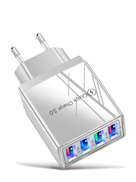 Серый зарядное устройство с USB портами