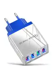 Синий зарядное устройство с USB портами