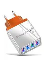 Оранжевый зарядное устройство с USB портами