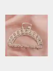 Серый заколка-краб для волос