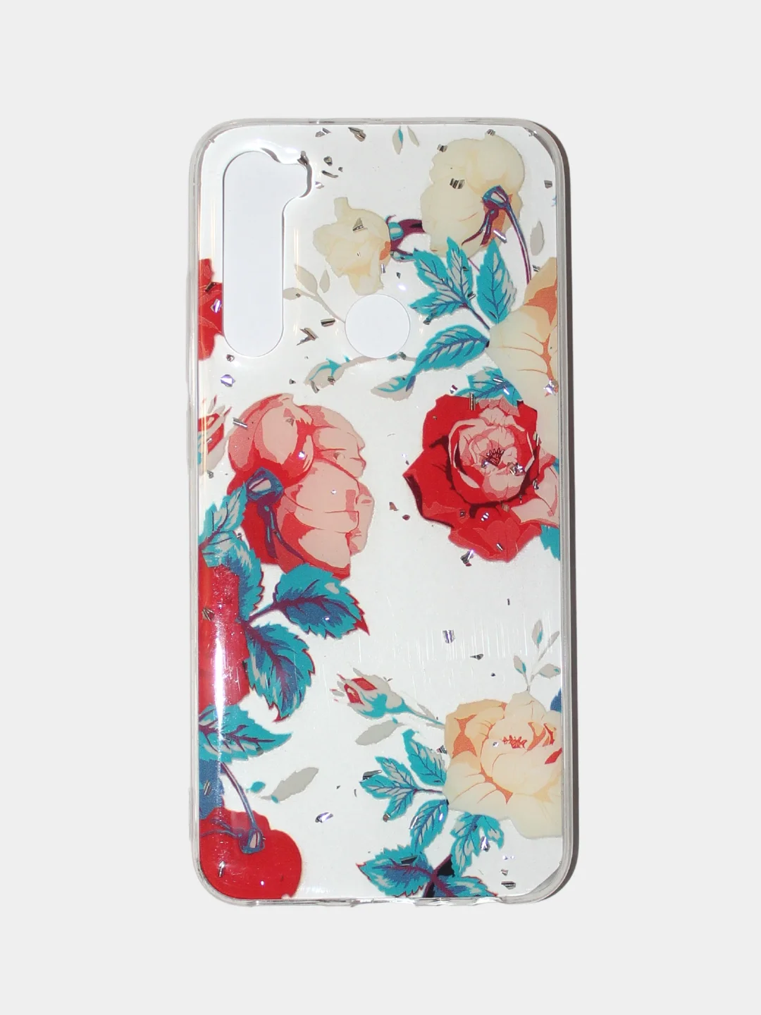 Красный чехол Summer Flowers для Huawei Honor 9C