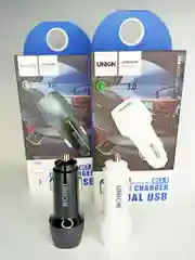 Черный автомобильное зарядное устройство, 3.0 А, быстрая зарядка