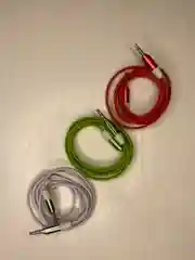 Зеленый аудио кабель Jack 3.5 - Jack 3.5, 1м (плоский кабель силиконовый)