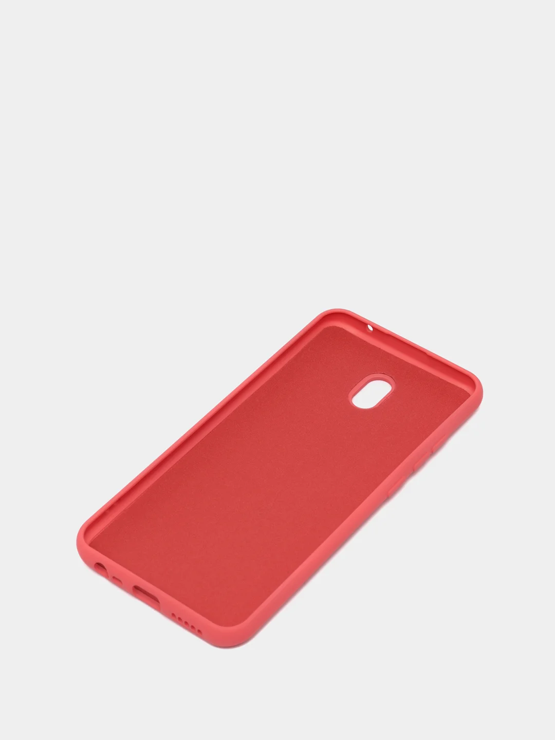 Терракотовый чехол Xiaomi Redmi 8A, Редми 8А, силиконовый цветной матовый с подкладом из микрофибры