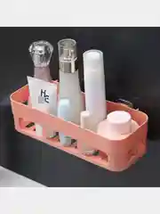 Кораллово-розовый полочка настенная на липучках
