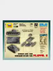 Модель сборная из пластика 1:100 "Танк легкий Sd.Kfz.121 Pz.Kpfw.II Ausf.A WWII DE"
