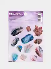 Аметистовый наклейки эпоксидные "Выпуклые", 13 х 9 см