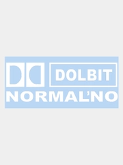 Наклейка на авто "DOLBIT normalno - Долбит нормально" 20х7см