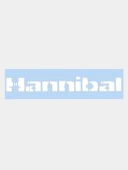 Наклейка на авто "HANNIBAL" 25х3,5см
