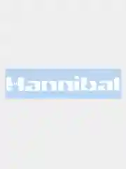 Наклейка на авто "HANNIBAL" 25х3,5см